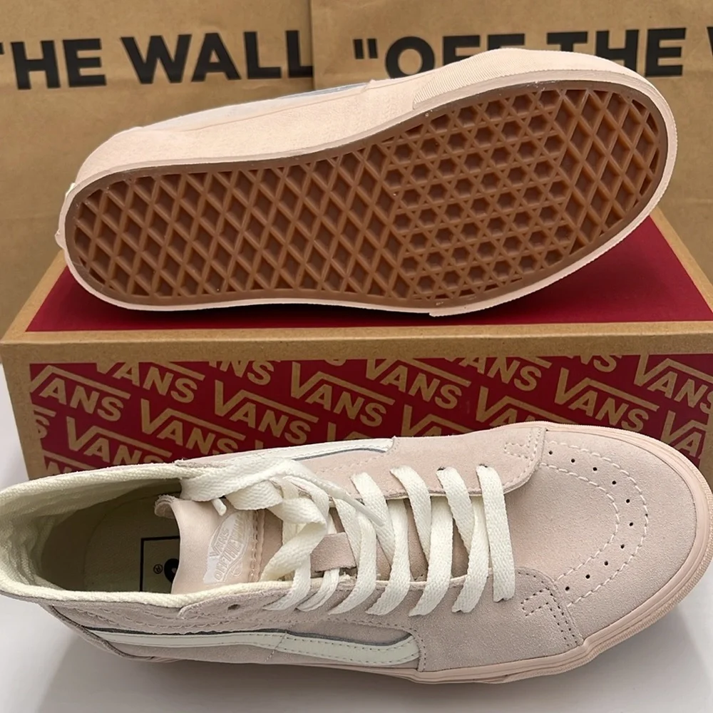 Vans WMNS Sk8-Hi Tapered Stacked Suede Shell VN0A5JMKBXO Platforms Sneakers